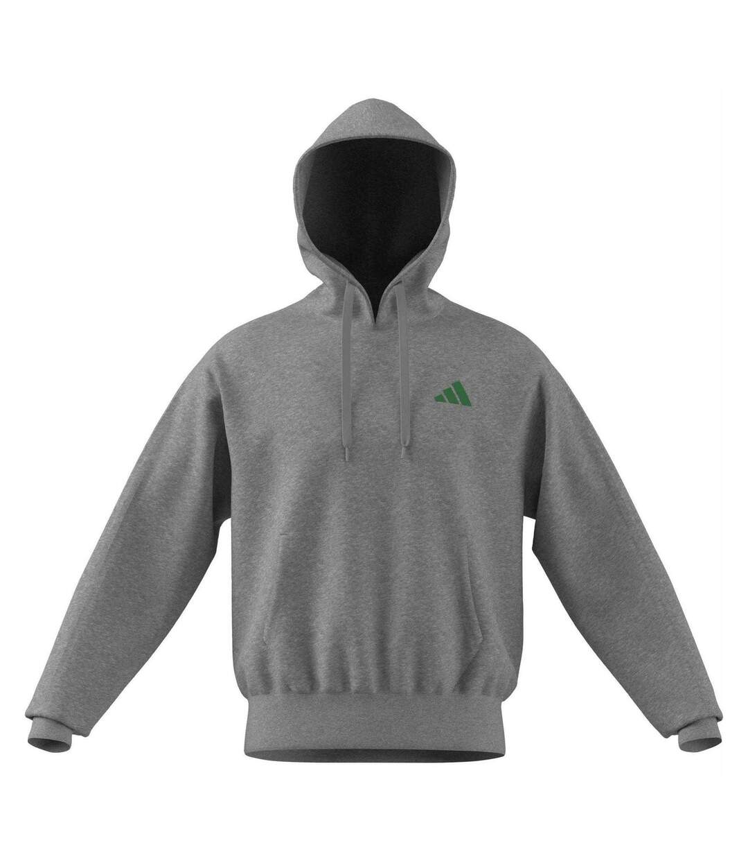 Sweat À Capuche Paris Metro Adulte Gris Chiné Adidas-1