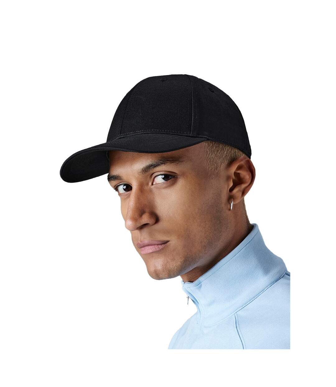 Casquette Ajustable Urbanwear Adulte Noir Beechfield-1