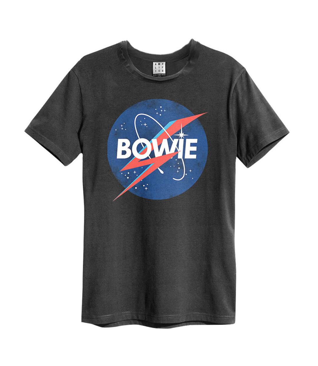 T-shirt To The Moon Adulte Gris Foncé Amplified-1