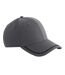 Casquette De Baseball Match Day Gris Foncé Noir Beechfield-1