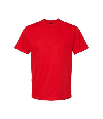 Unisex adult softstyle midweight t-shirt red Gildan