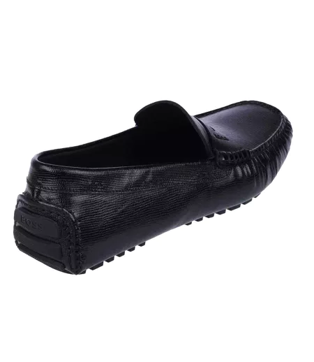 Mocassins Driver Homme Noir Boss