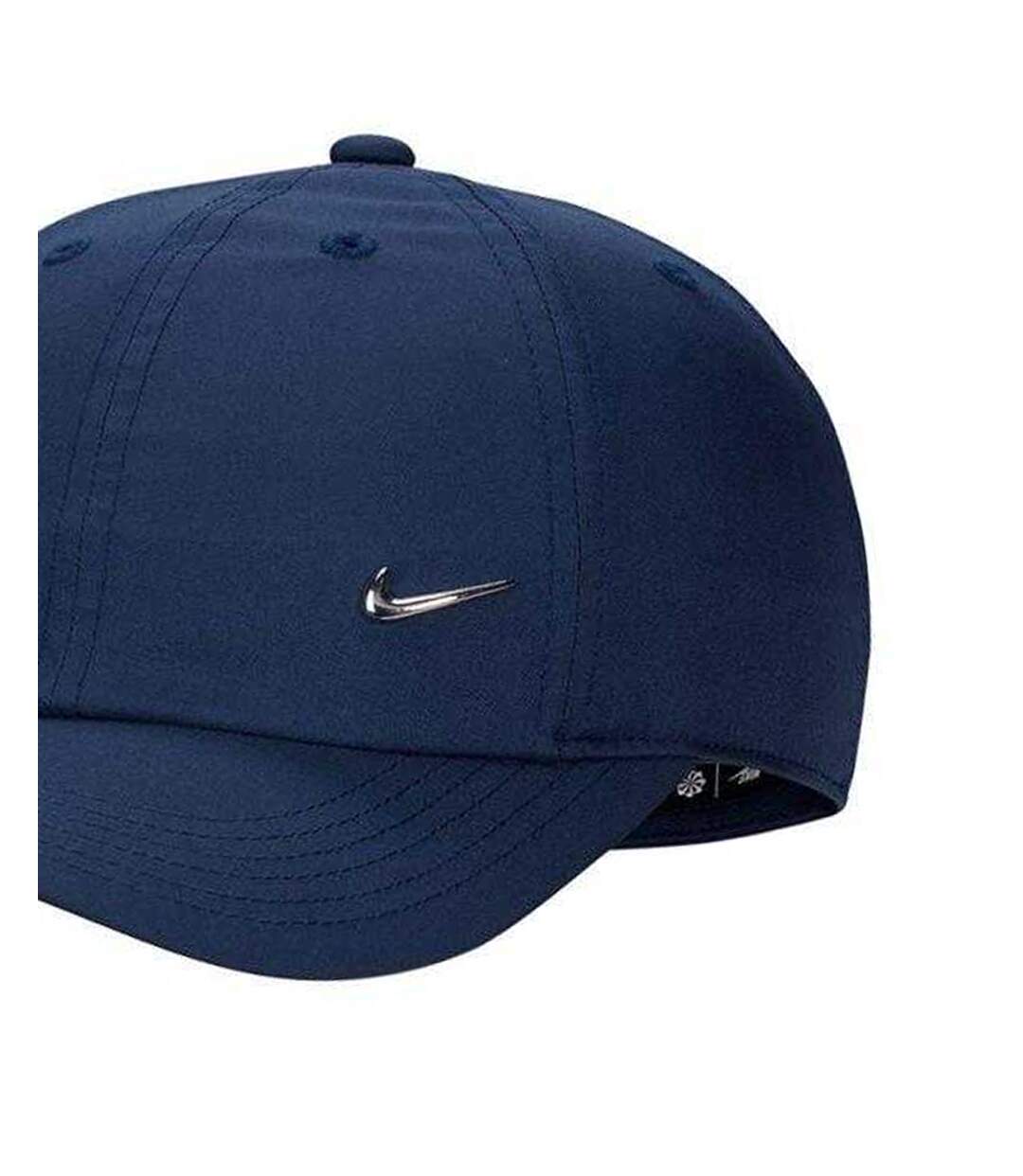 Casquette De Baseball Motif/style Swoosh Métallique Club Enfant Bleu Marine Foncé Nike-3