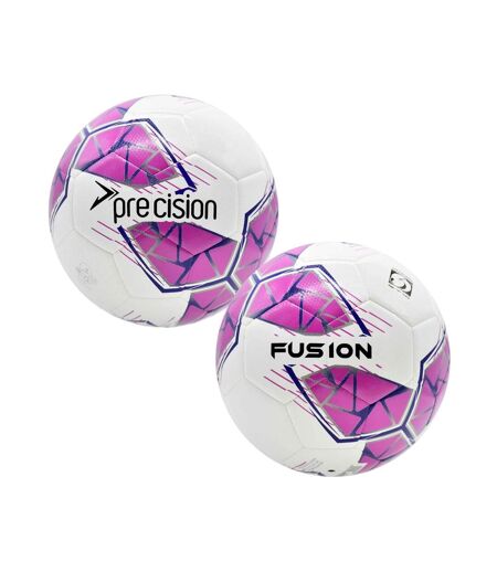 Ballon d´entraînement fusion fifa basic taille 3 blanc / rose / violet / gris Precision