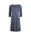 Robe markle femme bleu nuit Weird Fish