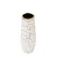 Vase Design en Céramique Lia 29cm Blanc-3