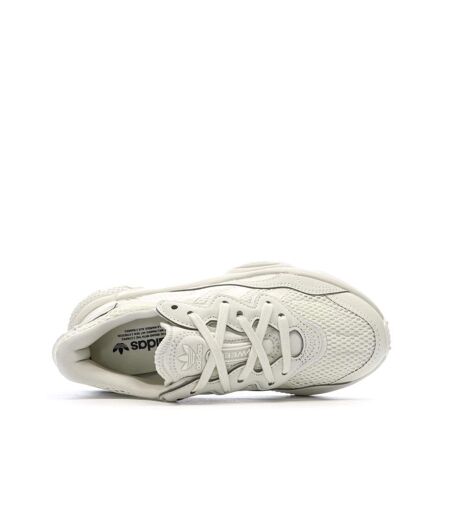 Baskets blanches/crème femme adidas ozweego