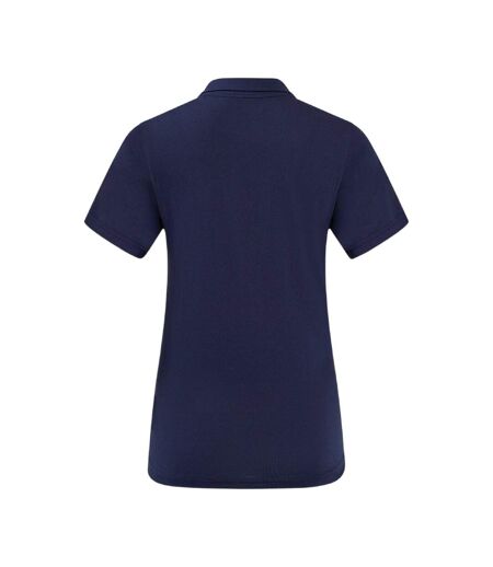Polo Motif/style Logo Femme Bleu Violacé Castore