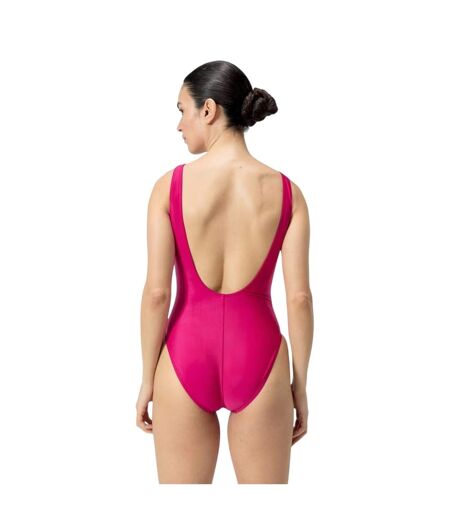 Maillot De Bain 1 Pièce Motif/style Logo Femme Violet Bleu Speedo