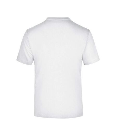 T-shirt Medium Adulte Blanc James And Nicholson