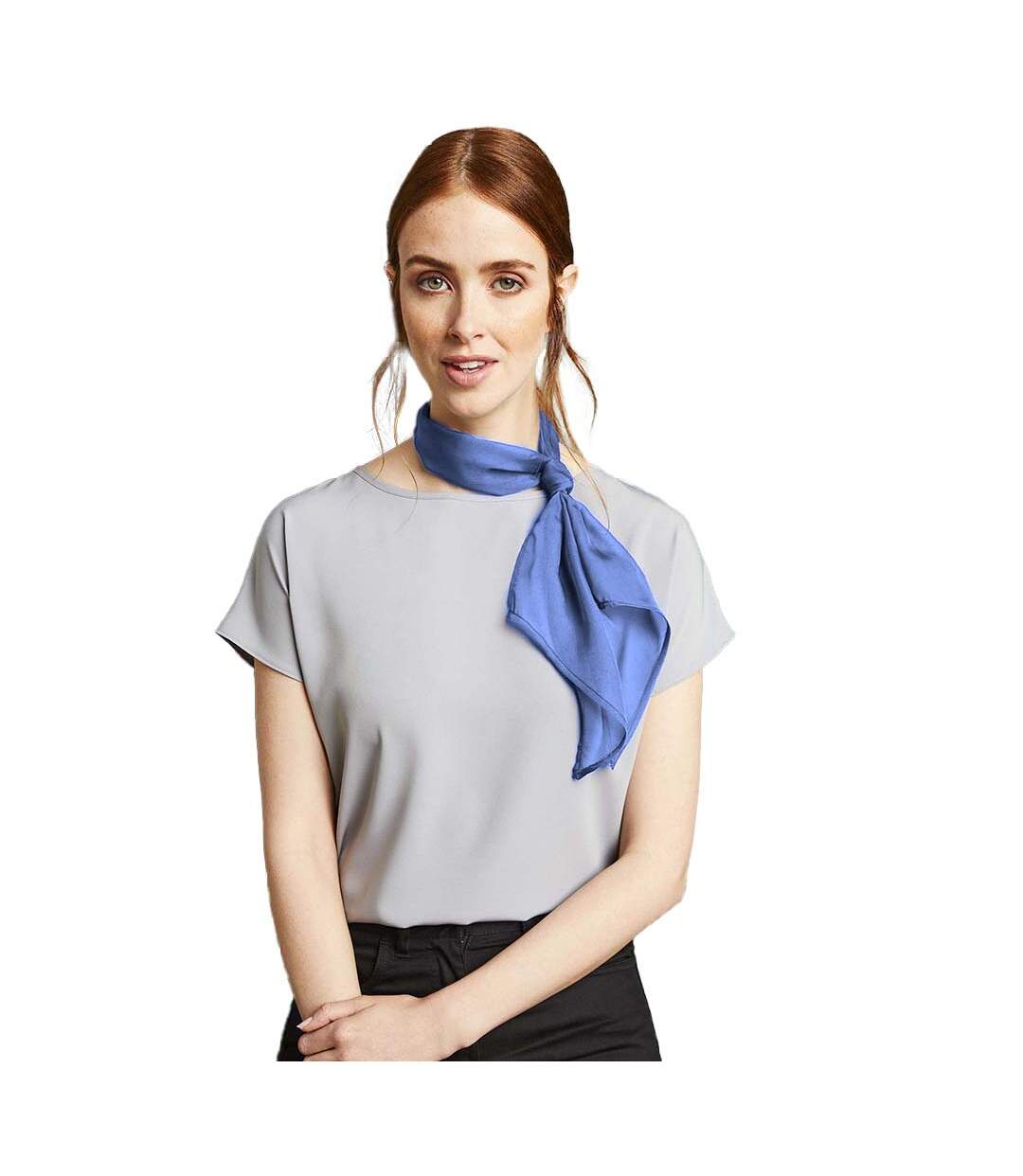 Foulard de travail femme taille unique bleu moyen Premier-2