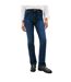 Womens/ladies Denim Regular Jeans Dark Blue Tommy Hilfiger-4