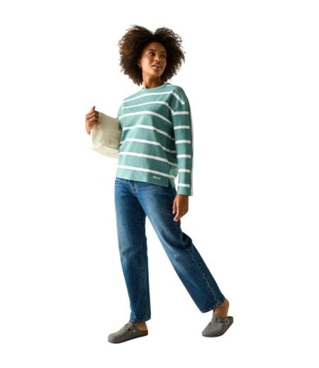 Womens/ladies Avira Sweatshirt Ivy Moss White Regatta