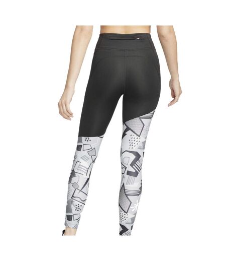 Legging Noir/Gris Femme Nike Run - L