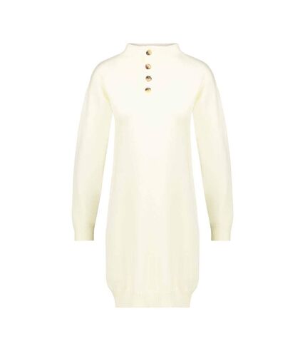 Robe pull à col boutonné pour femme HANIA