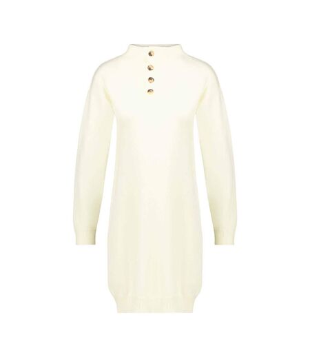 Robe pull à col boutonné pour femme HANIA