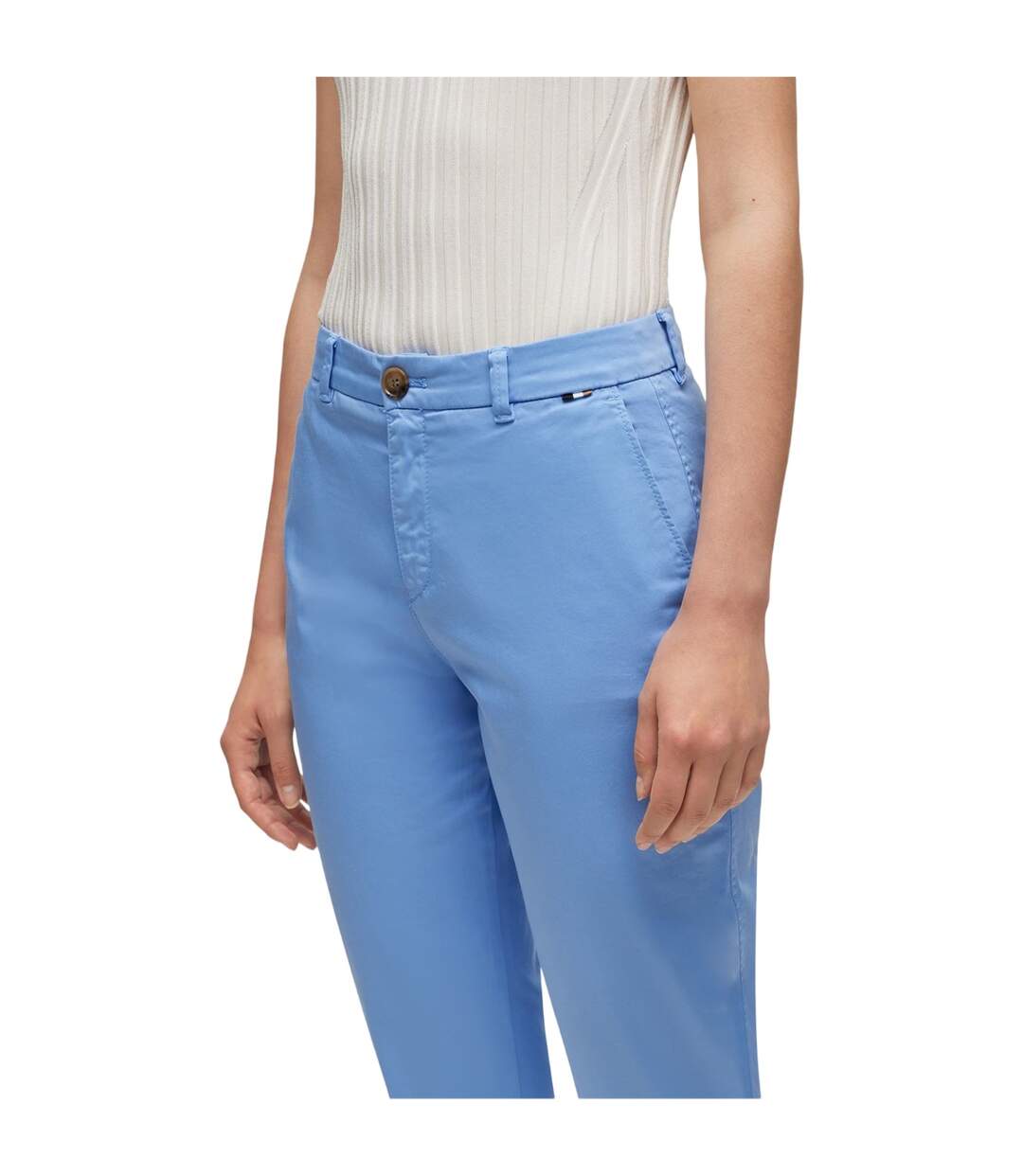 Chino Femme Bleu Boss-3