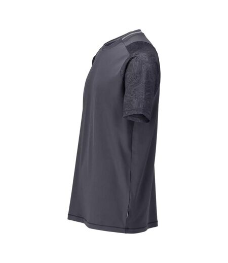T-shirt Manches Courtes Customised Homme Gris Pierre Mascot