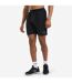 Umbro Mens Pro Training Woven Shorts (Black/Royal Blue) - UTUO2108
