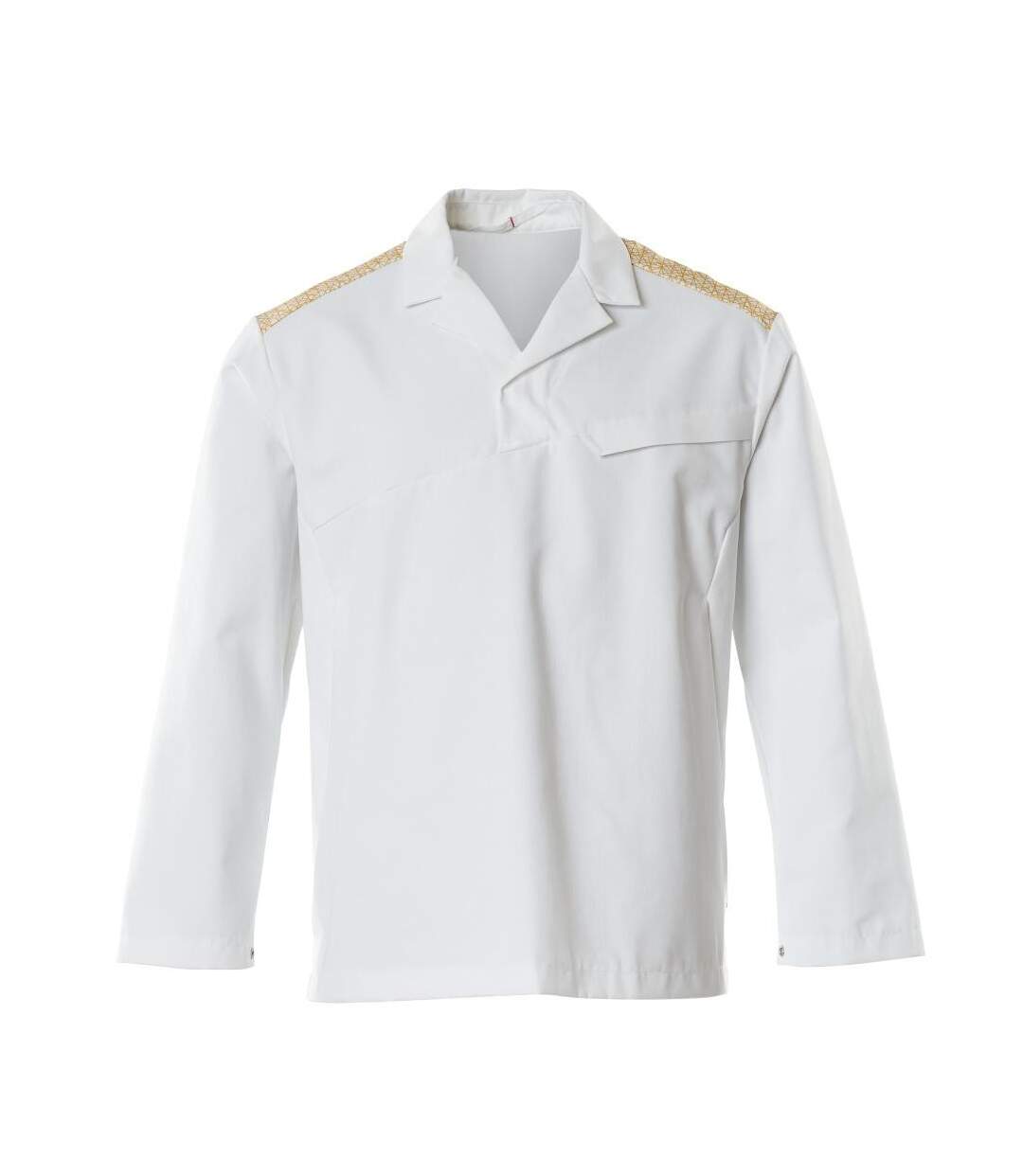 S Blanc Marron Jaune Or Mascot-1
