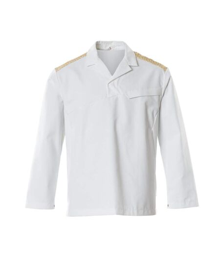 S Blanc Marron Jaune Or Mascot