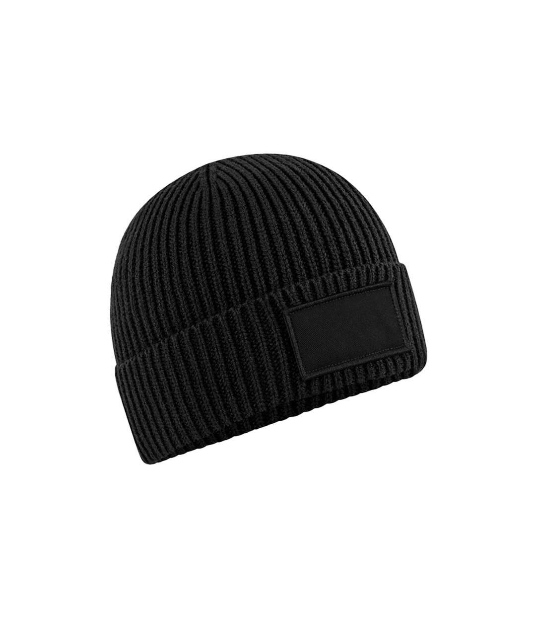 Bonnet fashion noir Beechfield-1
