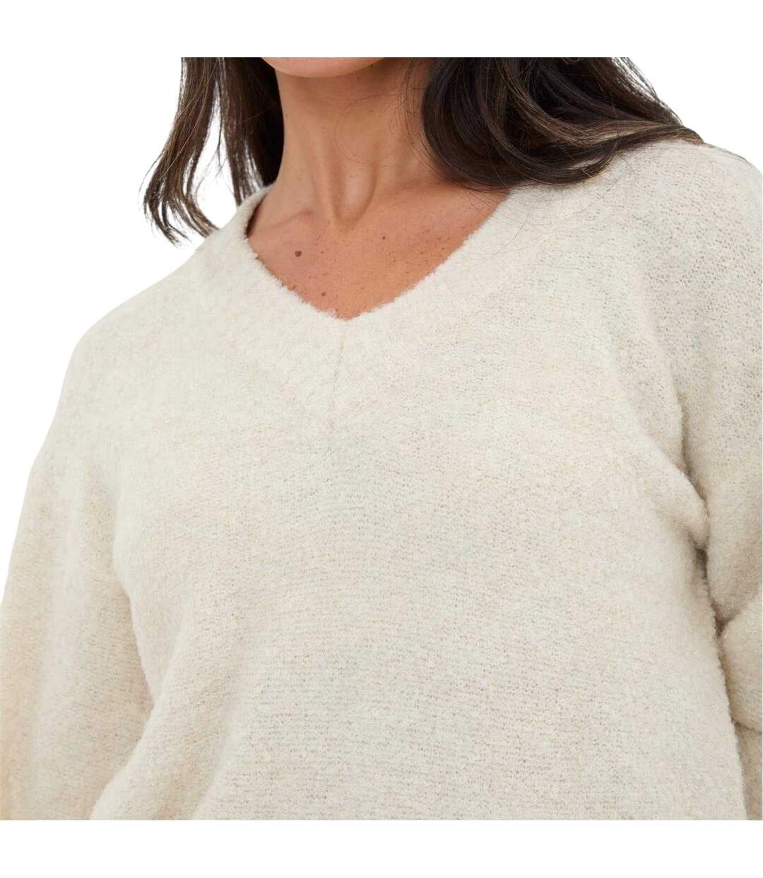 Pull Femme Crème I Saw It First-4