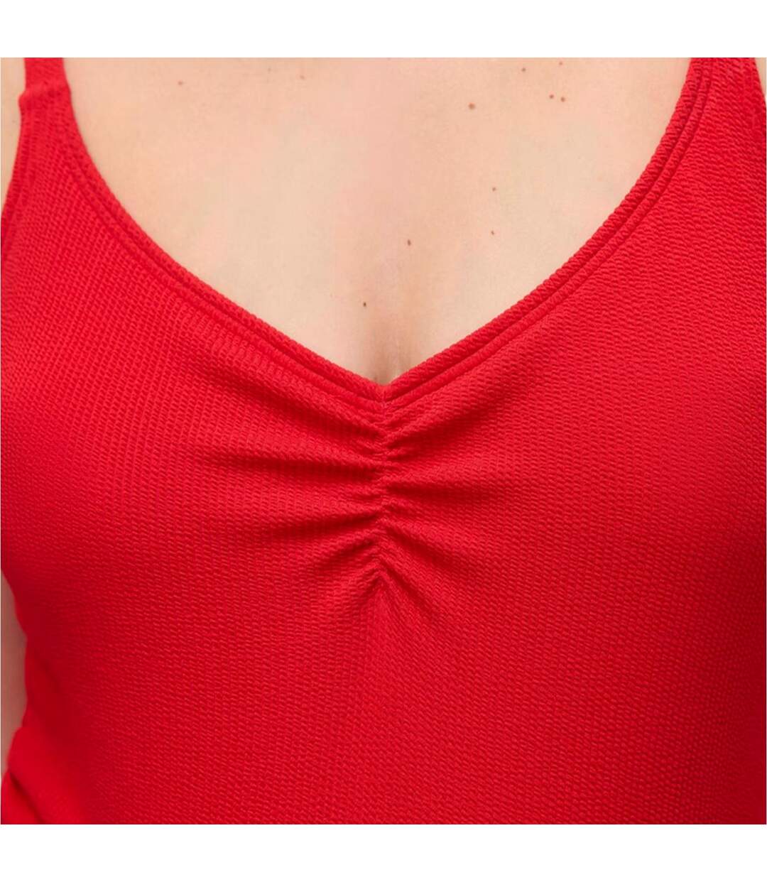Womens/ladies Naomi Maternity One Piece Swimsuit Racing Red Mamalicious-3