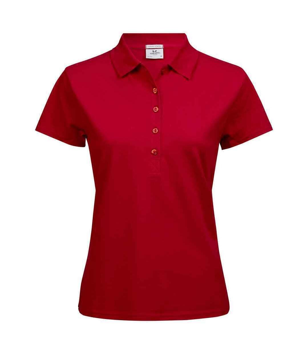 Polo luxury femme rouge Tee Jays