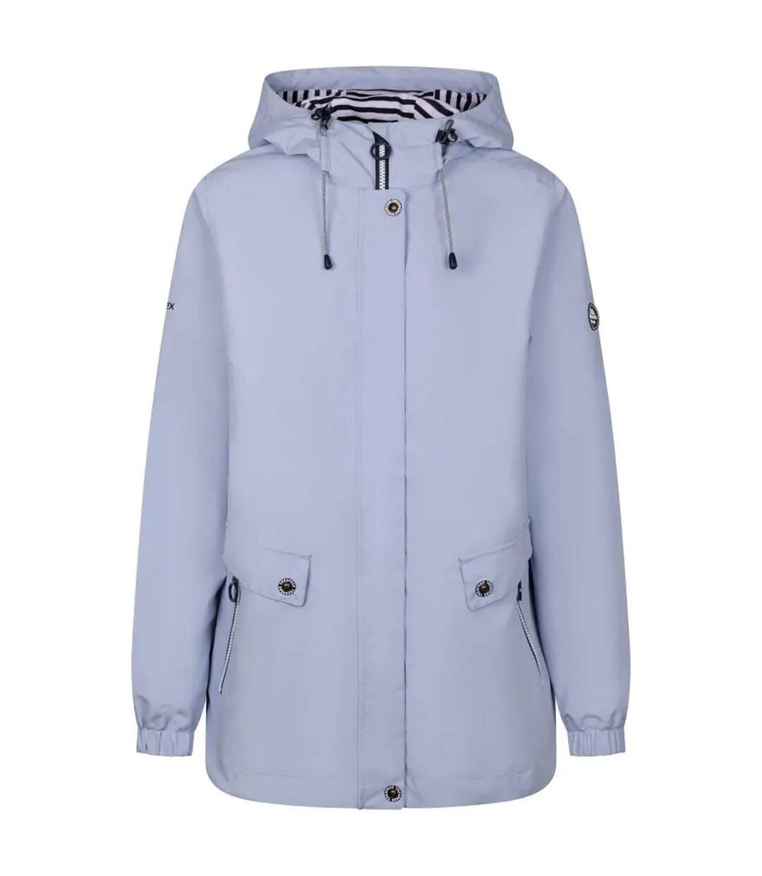 Veste imperméable flourish femme bleu glacier Trespass-1