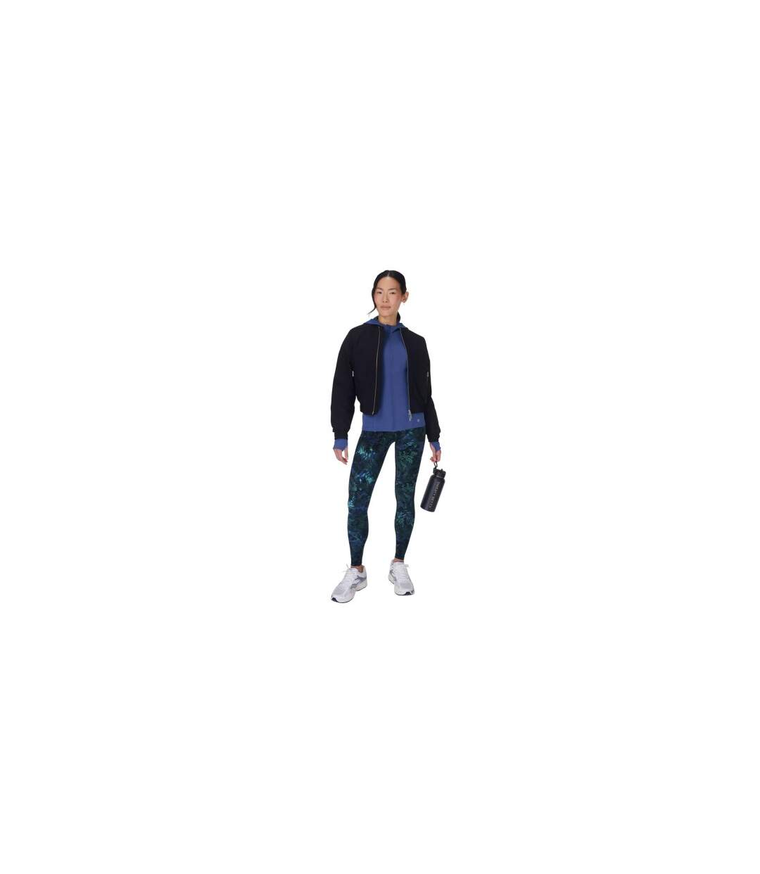 Legging Entraînement Motif/style Imprimé Forêt Power Femme Vert Sweaty Betty-1