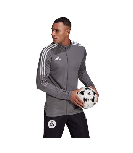 Veste De Survêtement Tiro Homme Gris Argenté Adidas