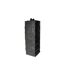 Rangement Compartimenté Dressing 90cm Noir-2