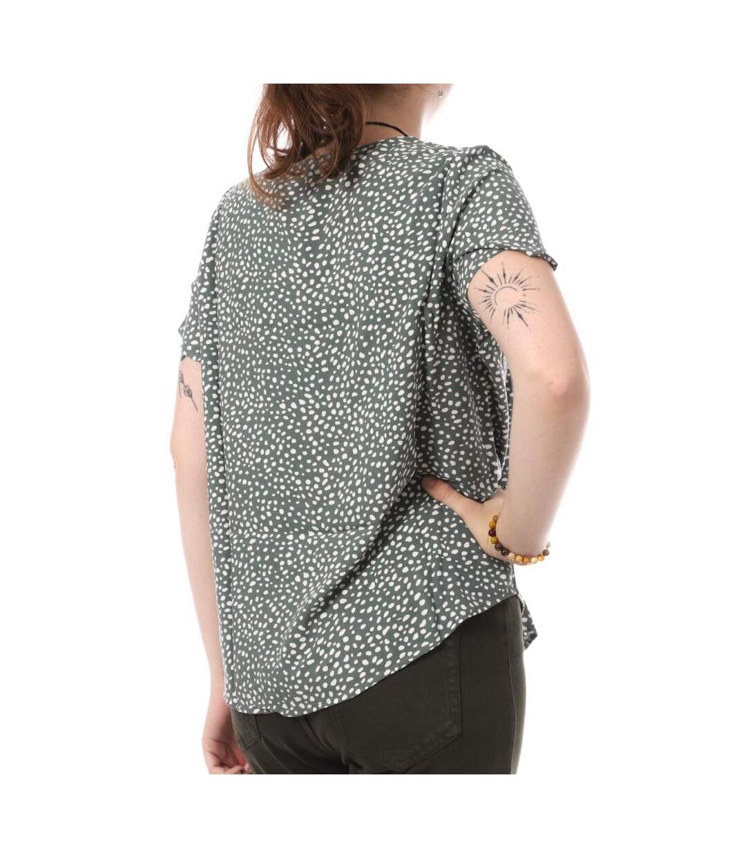 Blouse Kaki à Motifs Femme Vero Moda Easy Joy - M-2