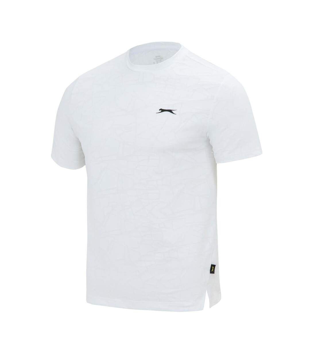 T-shirt Motif/style Logo Homme Blanc Slazenger-3