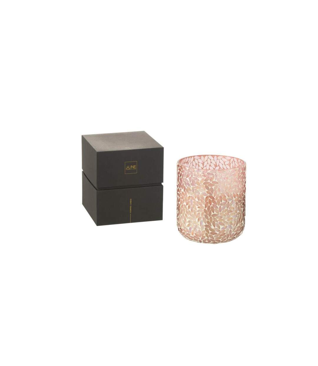 Bougie Parfumée Mosaïque Cyra 20cm Tender Rose-2