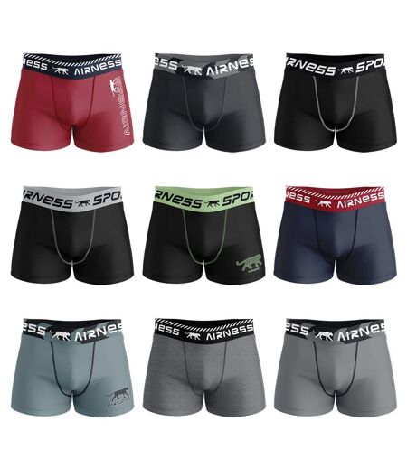 AIRNESS Lot de 3 Boxers homme en coton Best Of Surprise Airness