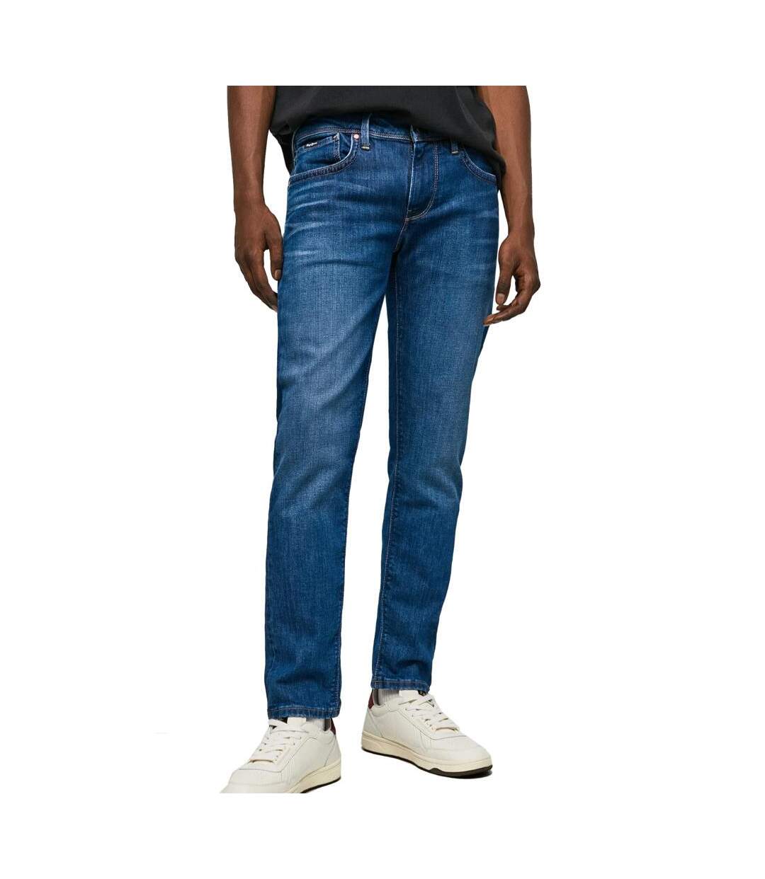 Jean slim bleu homme pepe jeans hatches-1