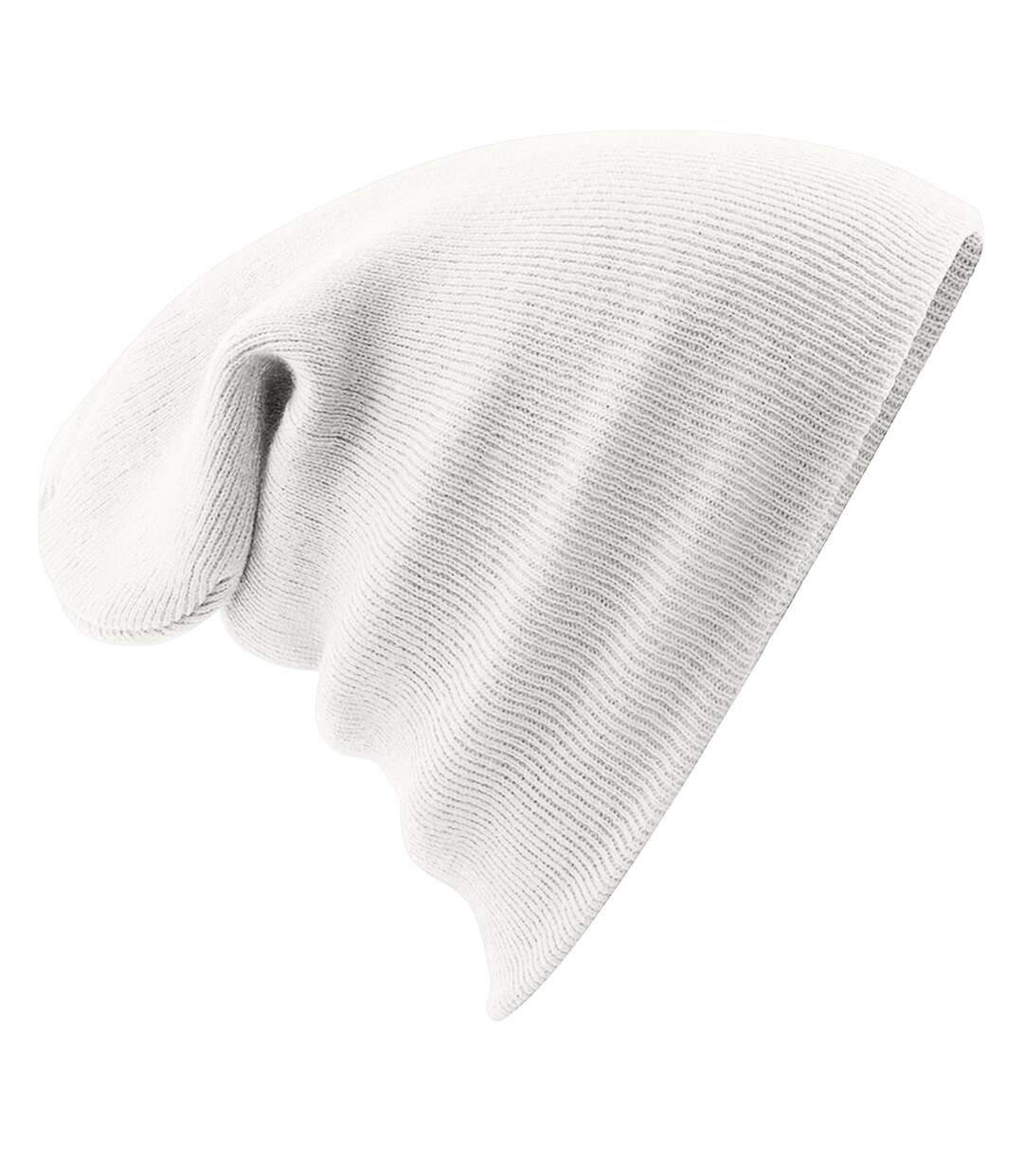 Bonnet tricoté unisexe blanc clair Beechfield-2