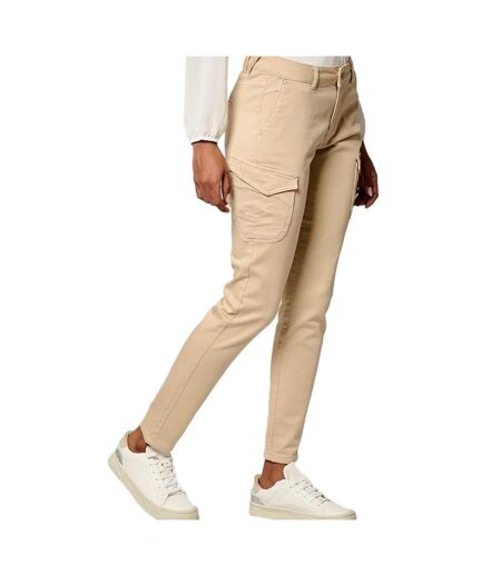 Pantalon cargo beige femme kaporal kp dera