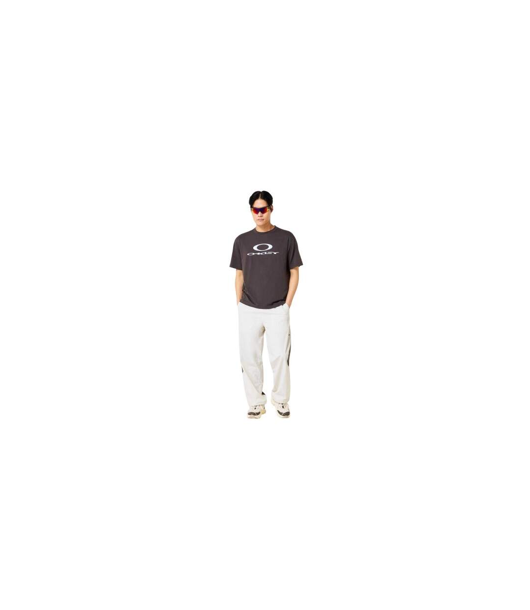 T-shirt Motif/style Logo New Retro Homme Noir Ombre Oakley-1