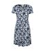Womens/ladies abstract uv dress indigo Mountain Warehouse-1