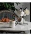Lot de 4 Mugs sur Rack Alix 20cl Blanc & Noir-4