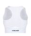 Womens/ladies Spirit Scoop Neck Tank Top White Head-3