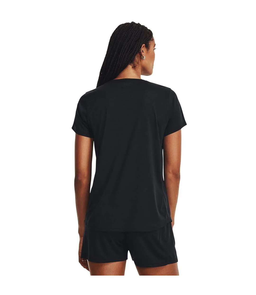 T-shirt Entraînement Challenger Femme Noir Blanc Under Armour-3
