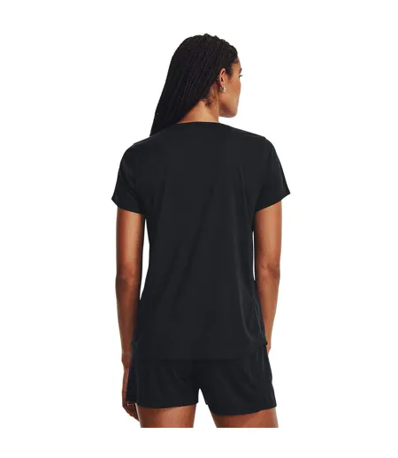 T-shirt Entraînement Challenger Femme Noir Blanc Under Armour