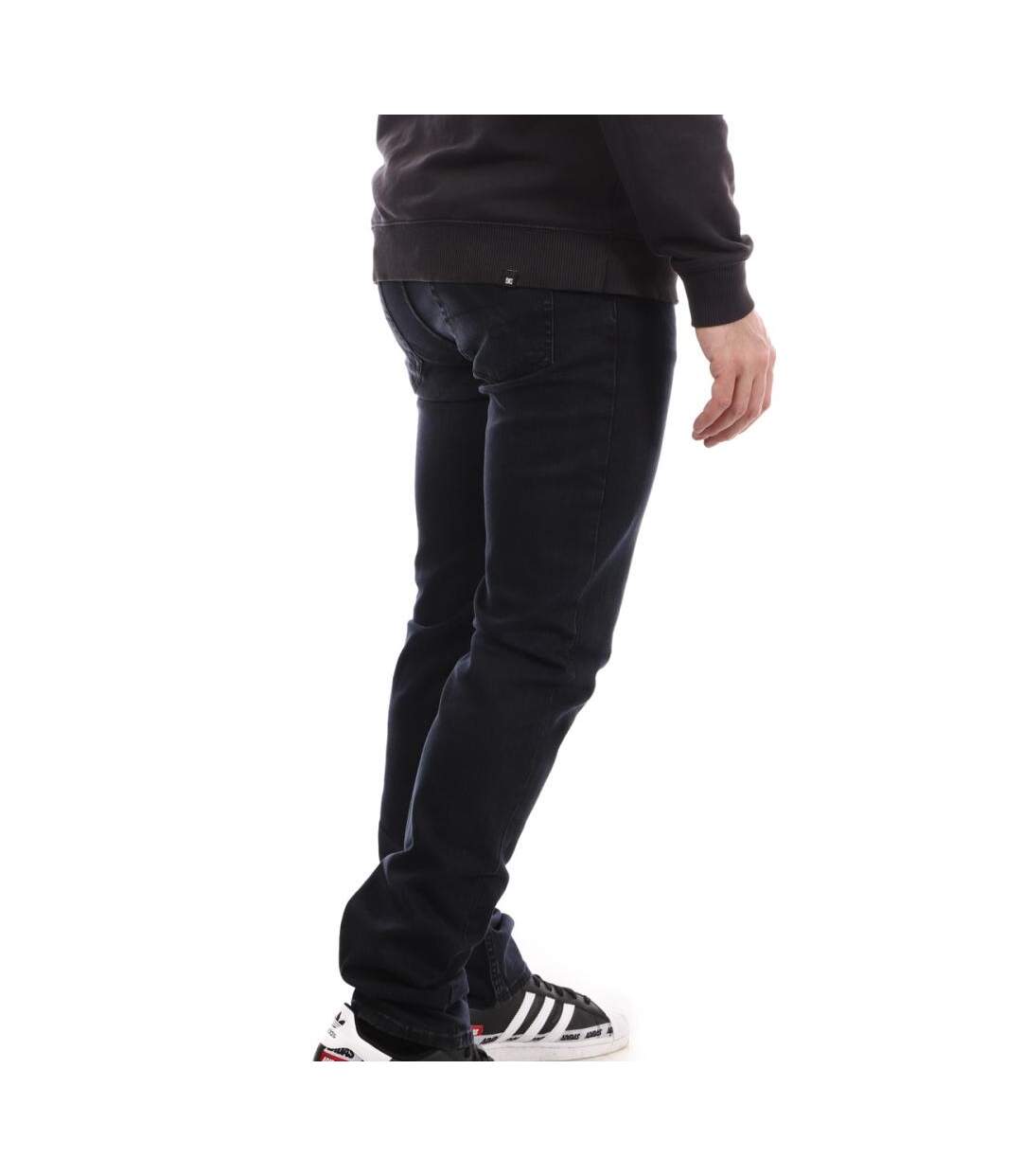 Jeans Straight Bleu Enduit Homme Lee Cooper Odel - 32