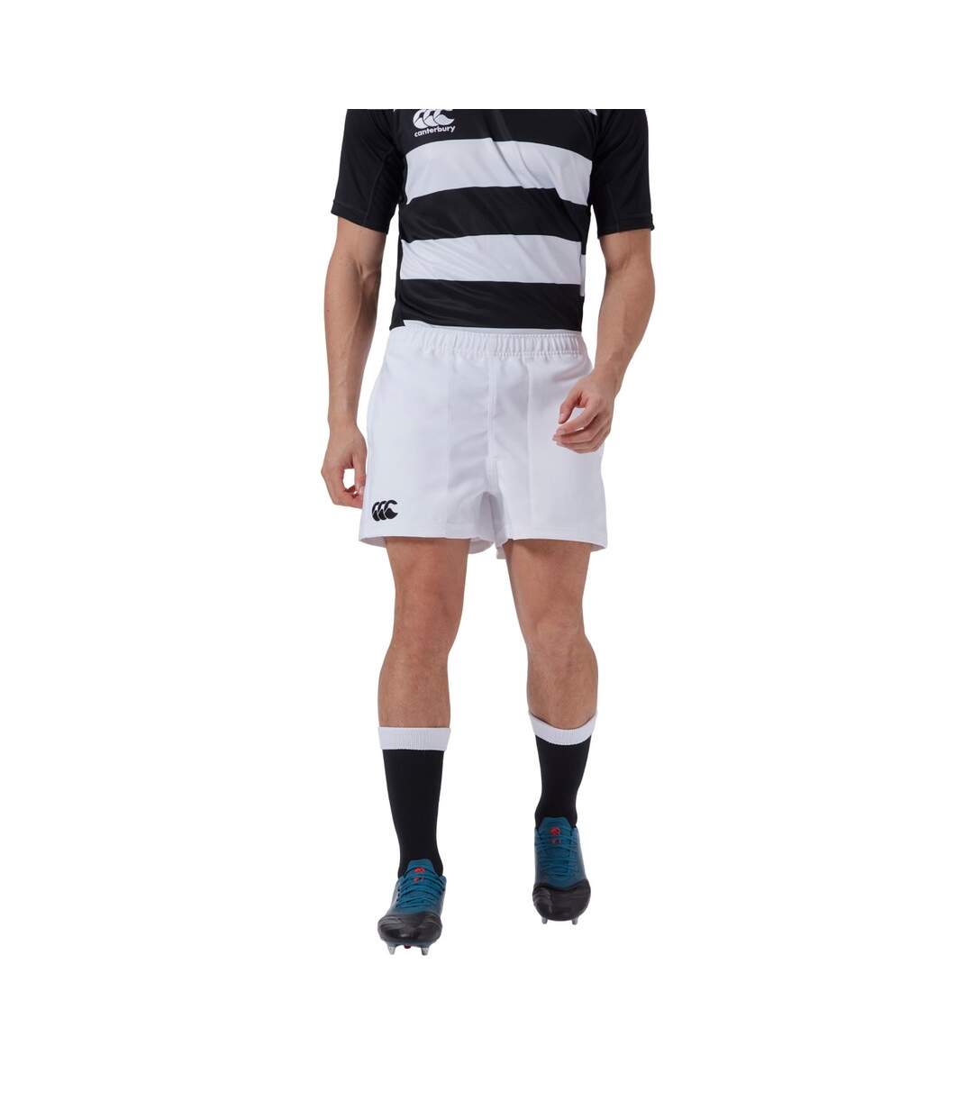 Mens Players Drill Shorts White Canterbury-1