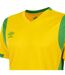 Umbro Mens Spartan Short-Sleeved Jersey (Yellow/Green) - UTUO262