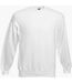 Fruit of the Loom Mens Classic Plain Drop Shoulder Sweatshirt (White)